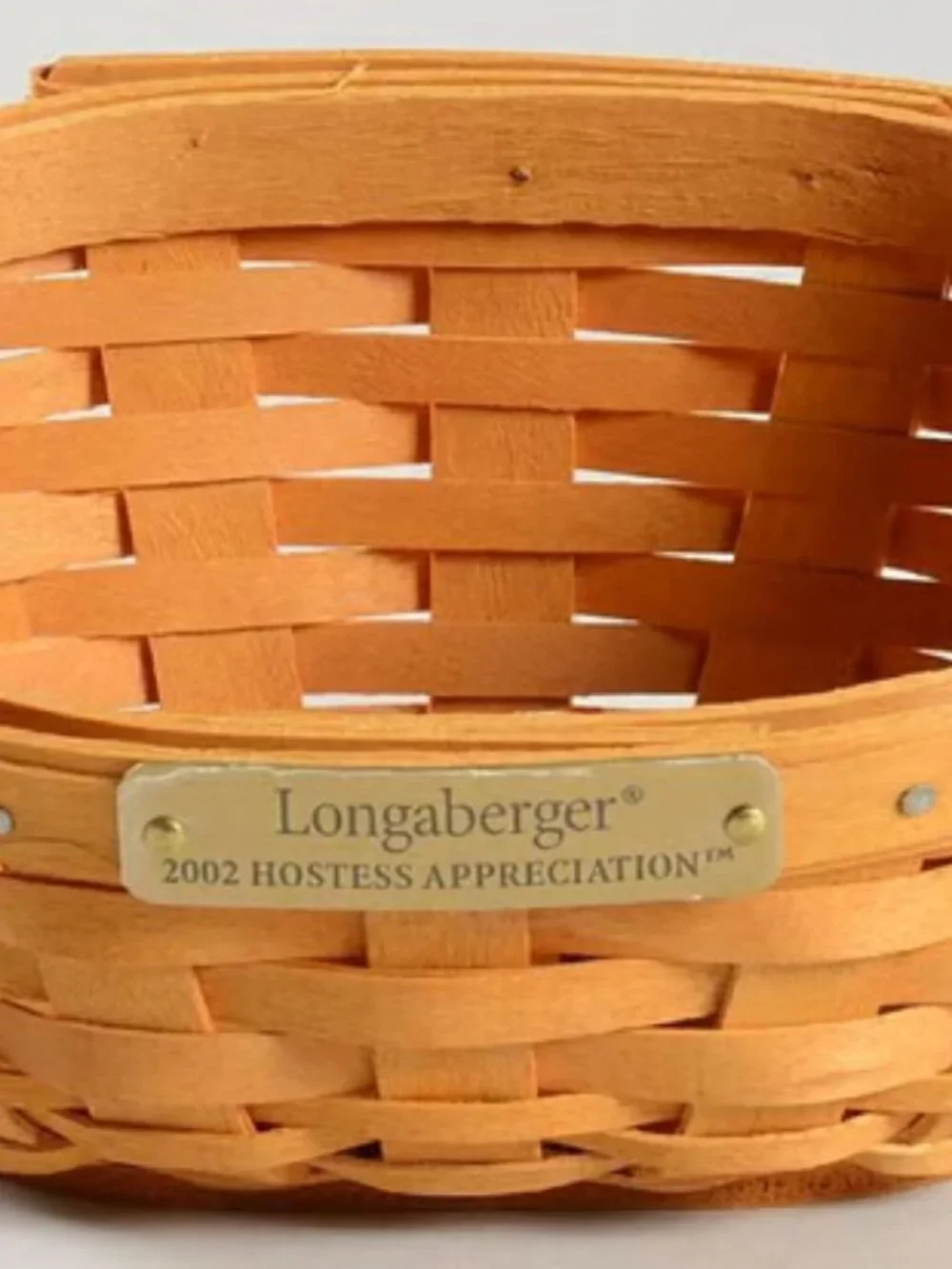 Longaberger 2002 Hostess Appreciation Basket